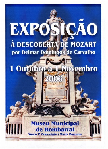 capa do catlogo da exposio  descoberta de mozart