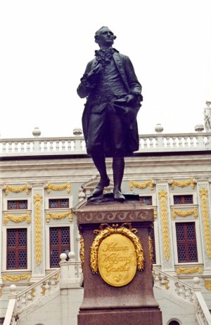 Estátua de Goethe, Leipzig, Alemanha