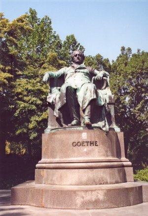 Estátua de Goethe, em Viena de Áustria
