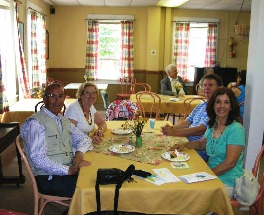 Momento de confraternização na Cafeteria